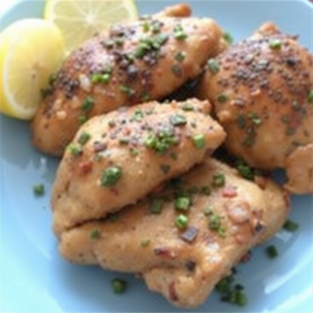 Garlicky Lemon Chicken Thighs image 3
