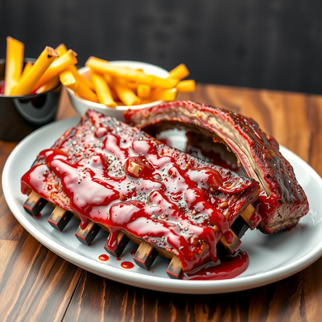 Peppered BBQ St.Louis Ribs