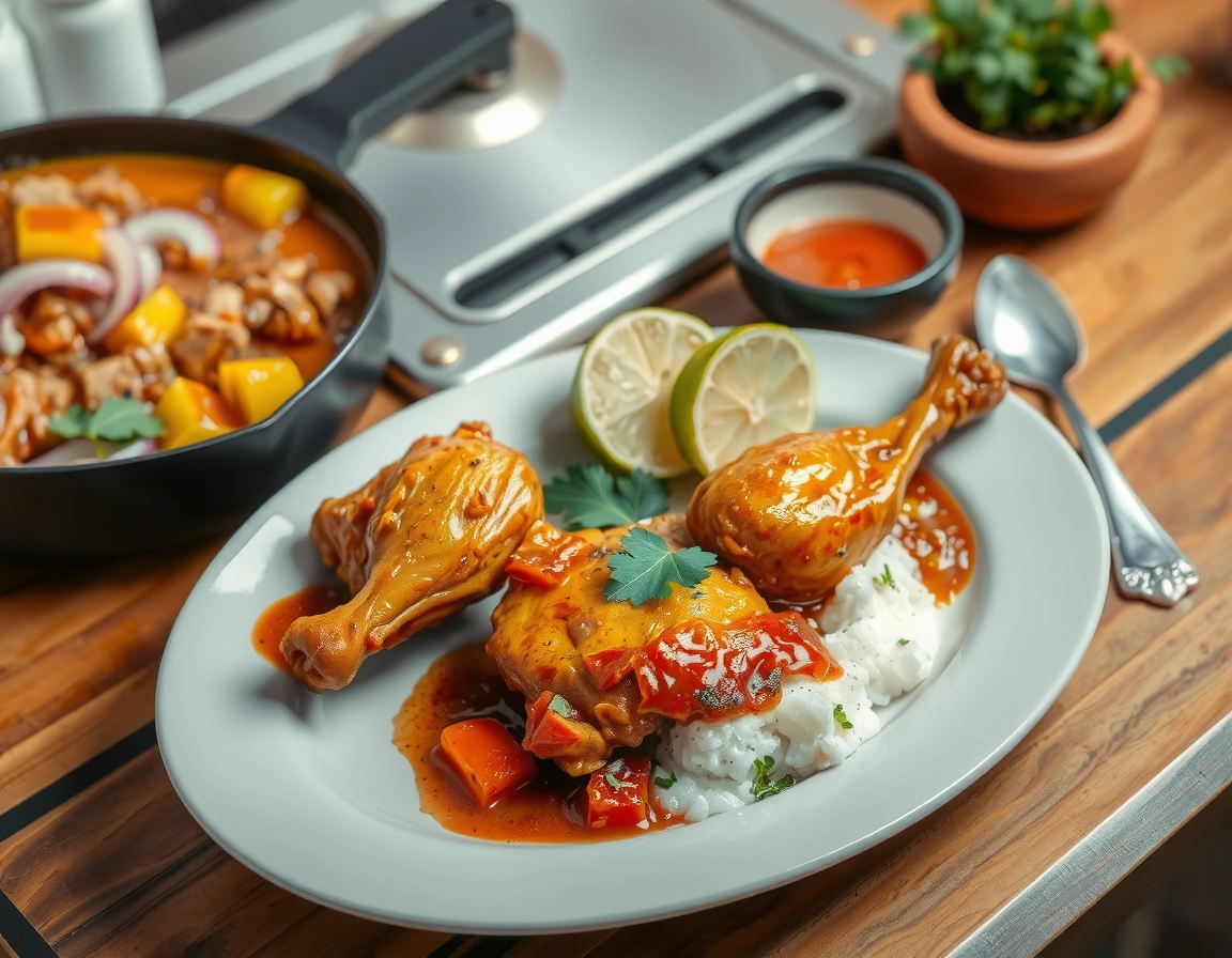 Dominican-Style Stewed Chicken