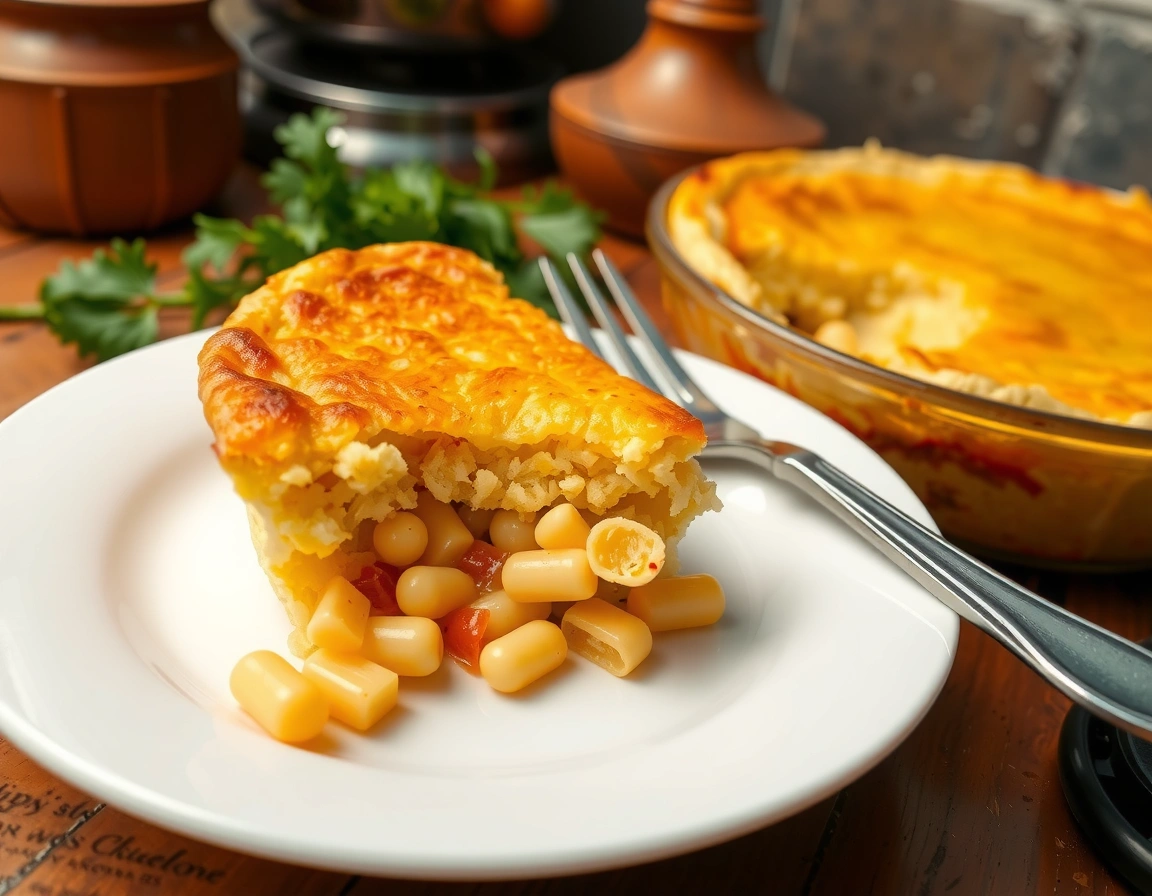 Corn pie (cornbread)