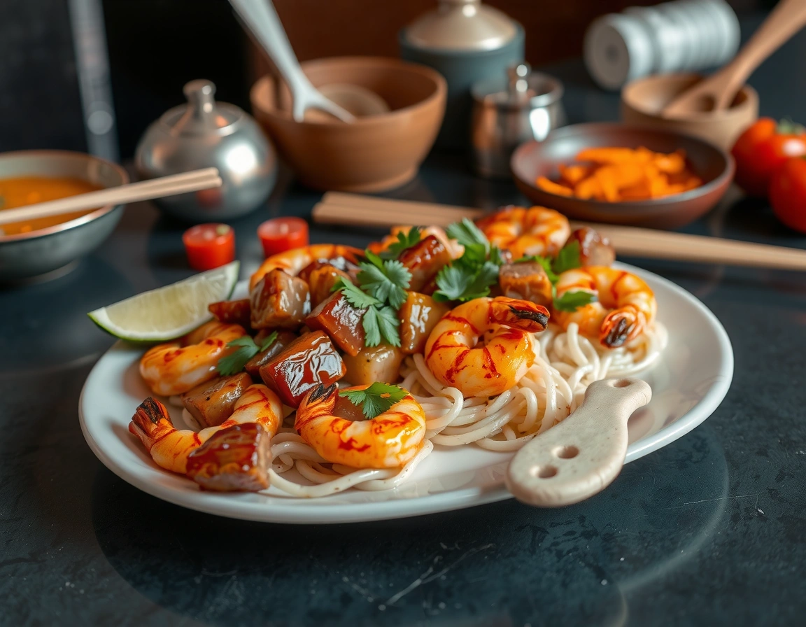 Vietnamese Stir-Fried Shrimp & Pork Belly