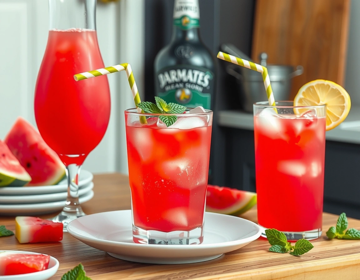 Sparkling Watermelon Lemonade